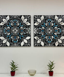 the contour colors on the artwork